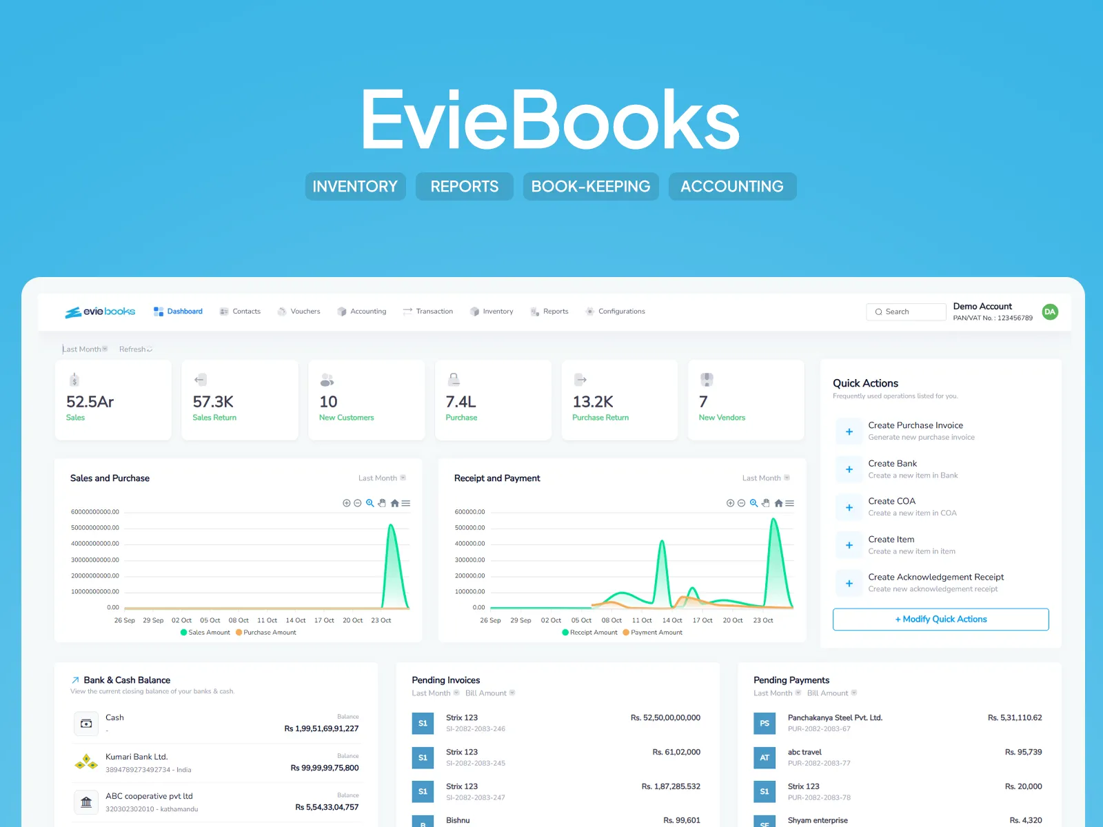 Screenshot of Evie Books & Evie Billings